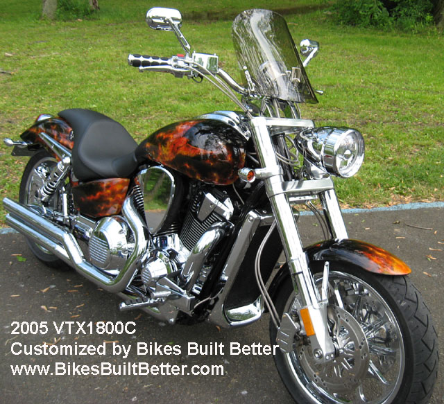 Motorcycle windshields honda vtx 1800 #5